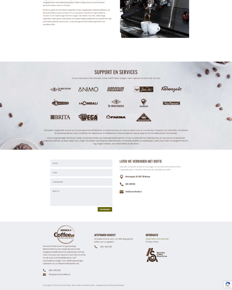 Webshop gemaakt voor Service4coffee 2025 Webshop gemaakt voor Service4coffee 2025